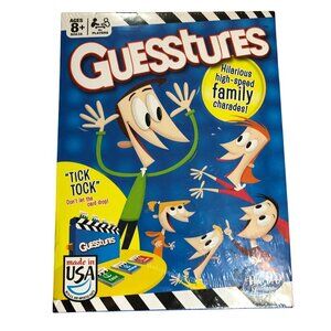 Hasbro Guesstures Family Party Card Game Charades Board New Sealed